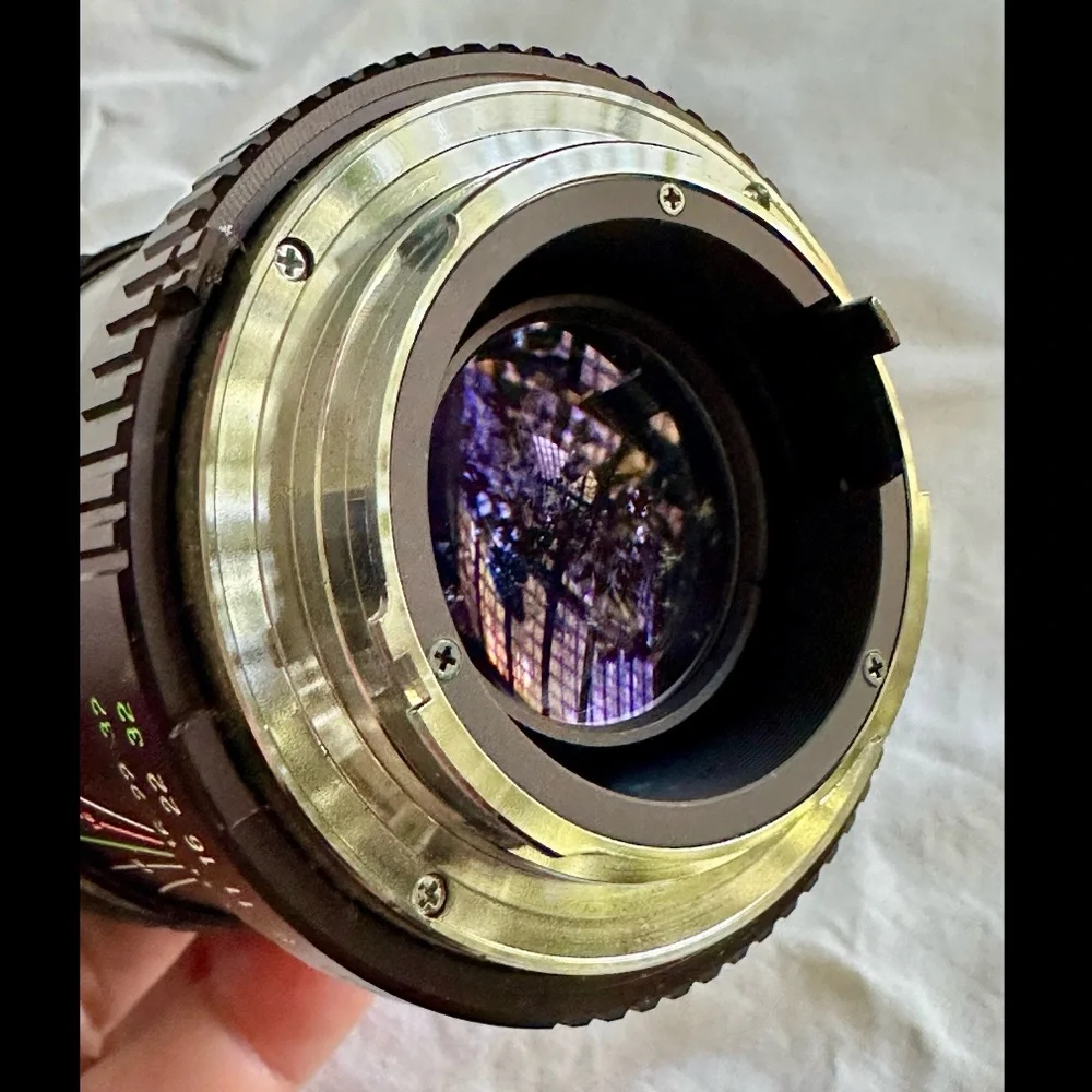VINTAGE 1980s OZUNON MC AUTO TELE ZOOM TELEPHOTO SLR CAMERA LENS 75-200mm f 4.5